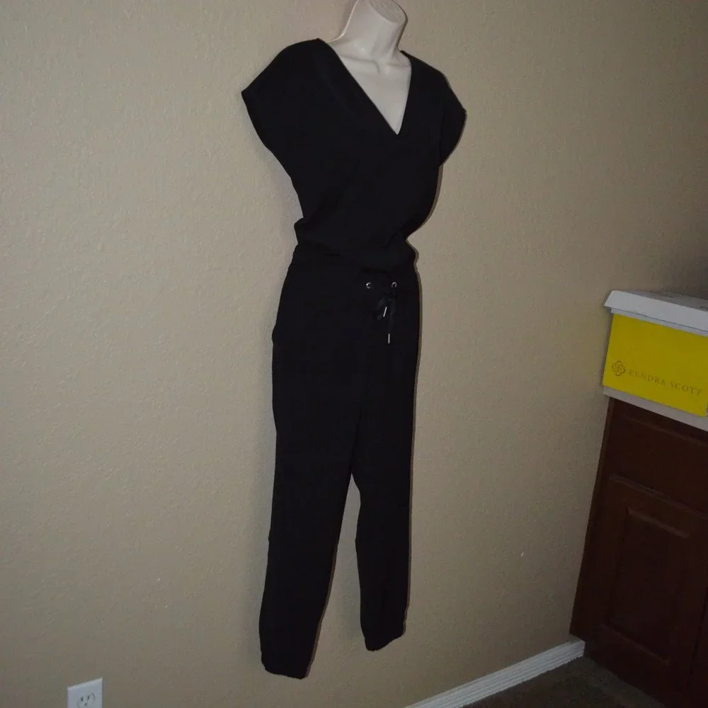 Sz XS n:PHILANTHROPY Black V Neck Jumpsuit
